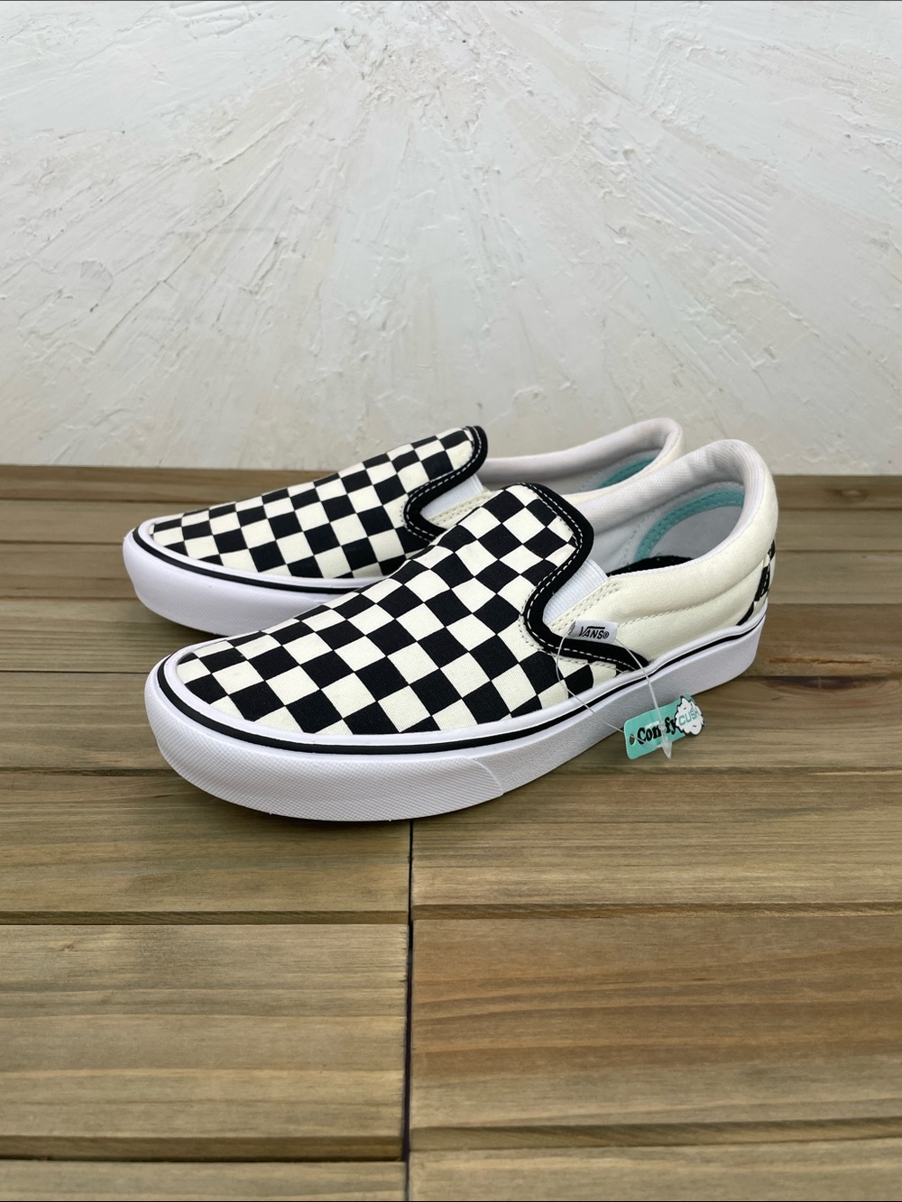Vans Checkerboard Classic Slip-On Sneakers - Picture 15 of 15